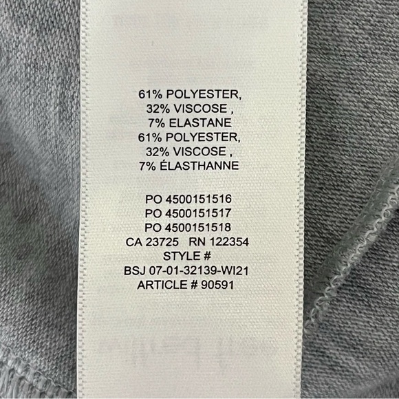 Aritzia Wilfred Free V-Neck Polo Sweater in Light Gray - Size S - Picture 5 of 5